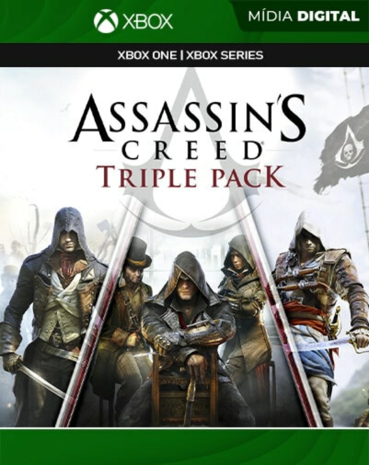 Assassin's Creed Triple Pack Xbox One Midia Digital